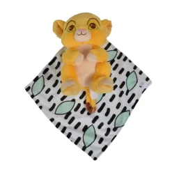Disney Simba Le Lion Peluche Couverture Vert Jaune Feuille