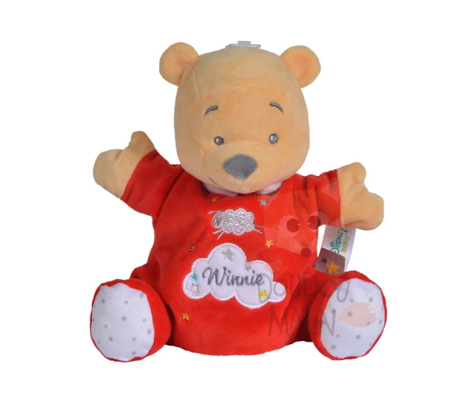 Disney Winnie L'ourson Marionnette Mouton Rouge 1 Disney Winnie L'ourson Marionnette Mouton Rouge