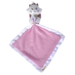 Disney - Marie Le Chat Aristochats - Doudou Tricot Blanc Rose 30 Cm