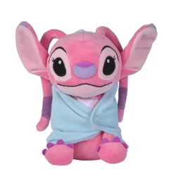 Disney Angel Peluche Dans Sa Couverture Rose 25 Cm -Disney angel20peluche20dans20sa20couverture20rose202520cm 2