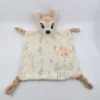 Disney - Bambi Le Faon - Doudou Plat Beige Feuille 30 Cm