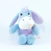 Disney Bourriquet Doudou Peluche Bleu Violet