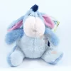 Disney Bourriquet Peluche Longs Poils Bleu Rose 30 Cm