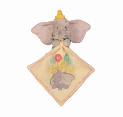 Disney Dumbo L'éléphant Doudou Mouchoir Beige 25 Cm