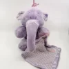 Disney - Efelant L'éléphant - Peluche Avec Doudou Violet 30 Cm