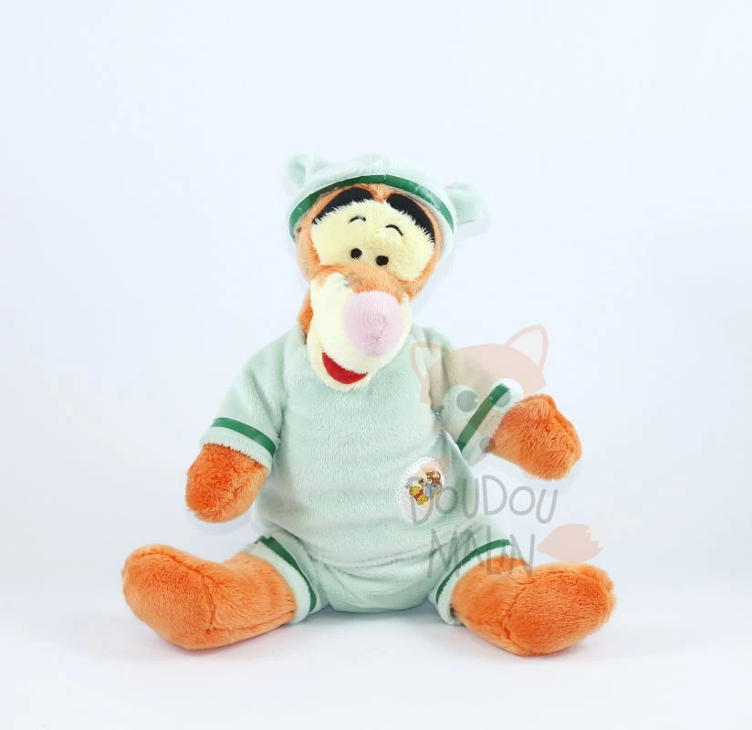 Disney Tigrou Peluche Pyjama Vert 30 Cm 1 Disney Tigrou Peluche Pyjama Vert 30 Cm
