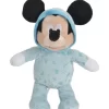Disney Mickey La Souris Peluche Luminescente Bleu Lune Nuage étoile 25 Cm