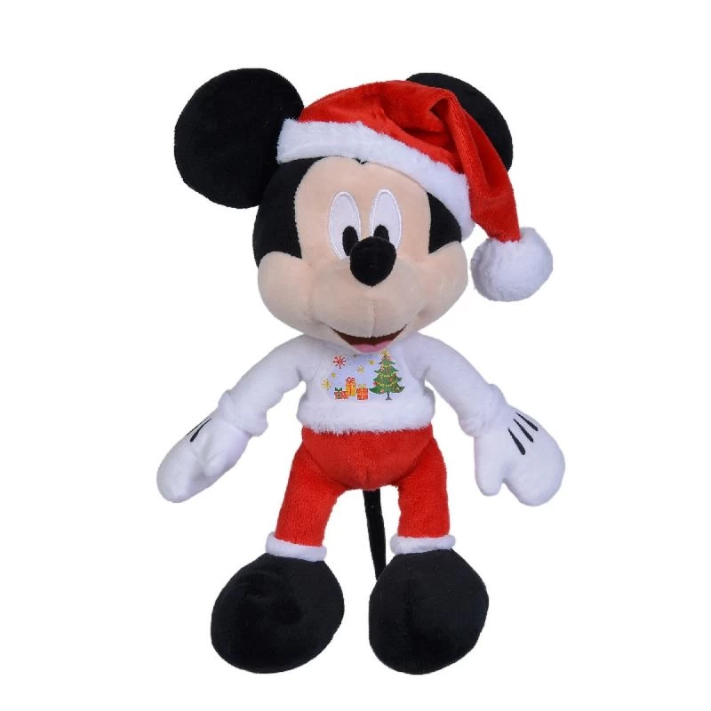 Disney Mickey La Souris Peluche Noël 25 Cm 1 Disney Mickey La Souris Peluche Noël 25 Cm