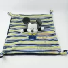 Disney Mickey La Souris Doudou Plat Bleu Jaune Hello 30 Cm