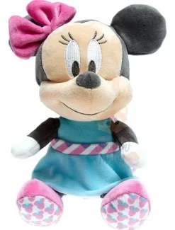 Disney Minnie La Souris Boîte à Musique Bleu Violet 25 Cm