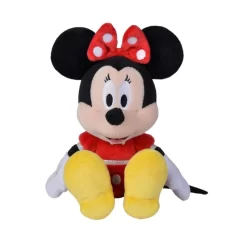 Disney Minnie La Souris Peluche Robe Rouge 25 Cm