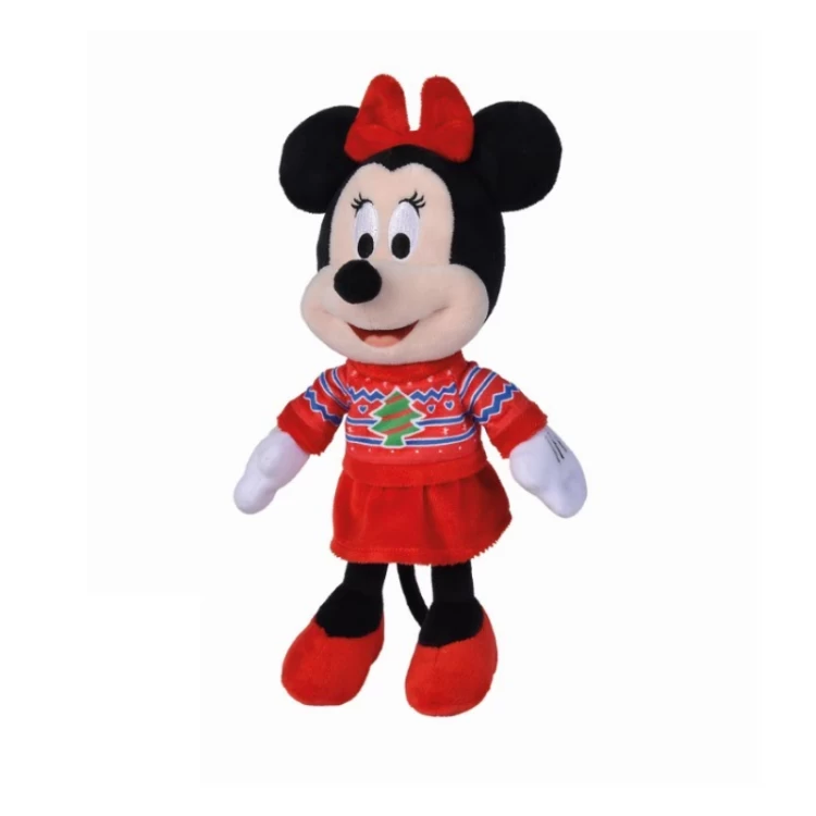Disney Minnie La Souris Pull De Noël Rouge 20 Cm 1 Disney Minnie La Souris Pull De Noël Rouge 20 Cm