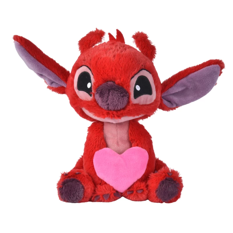 Disney Peluche Leroy Avec Coeur Rouge Rose 25 Cm 1 Disney Peluche Leroy Avec Coeur Rouge Rose 25 Cm