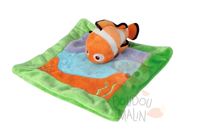 Disney Doudou Plat Némo Vert Orange Bleu Violet Bulle 1 Disney Doudou Plat Némo Vert Orange Bleu Violet Bulle