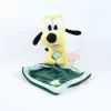 Disney Pluto Le Chien Doudou Mouchoir Jaune Vert Feuille