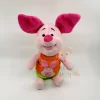 Disney - Porcinet Le Cochon - Peluche Pyjama Orange Vert 25 Cm