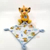 Disney - Simba Le Lion - Peluche Avec Doudou Jaune Bleu Blanc 25 Cm
