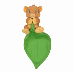Disney Doudou Simba Le Lion Feuille Vert Jaune 25 Cm
