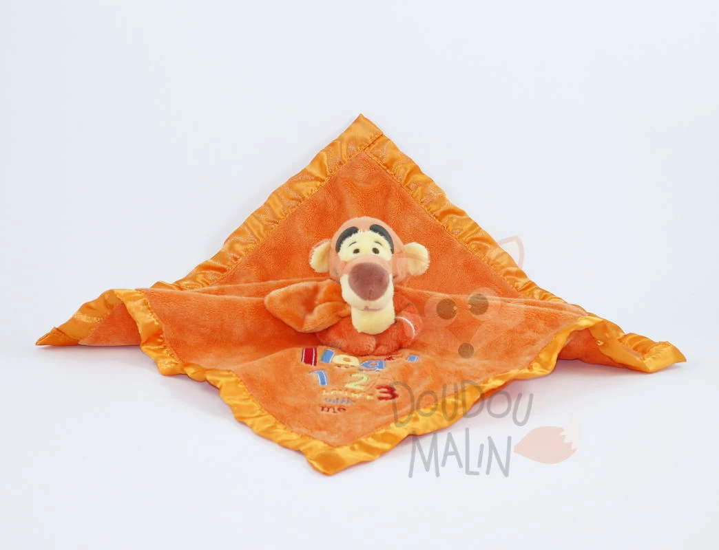 Disney Tigrou Doudou Plat Orange Tigger 1 2 3 Bounce With Me 1 Disney Tigrou Doudou Plat Orange Tigger 1 2 3 Bounce With Me