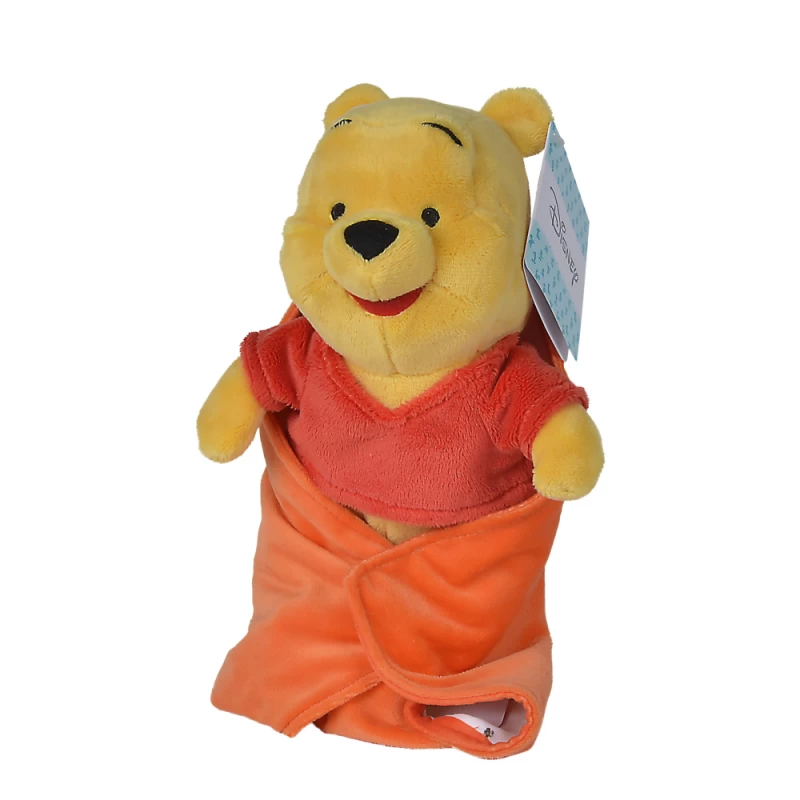 Disney Winnie L'ourson Peluche Dans Sa Couverture Jaune 25 Cm 2 Disney Winnie L'ourson Peluche Dans Sa Couverture Jaune 25 Cm – Image 2