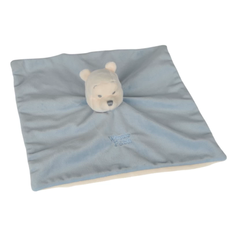 Disney Winnie L'ourson Doudou Plat Bleu 1 Disney Winnie L'ourson Doudou Plat Bleu