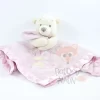 Disney Winnie L'ourson Doudou Plat Carré Rose Piglet And Pooh I Love You Porcinet