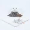 Disney Winnie The Pooh Doudou Plat Gris Blanc Abeille
